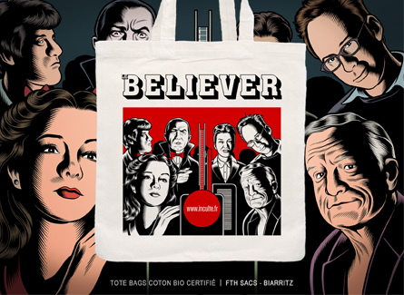 Tote bag publicitaire Believer Charles Burns